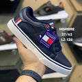 Zapatilla  Tommy Azul y Blanco