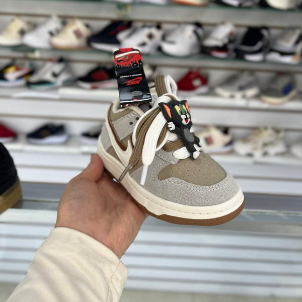 Tenis Gris-Beige Nike Tom Niñ@