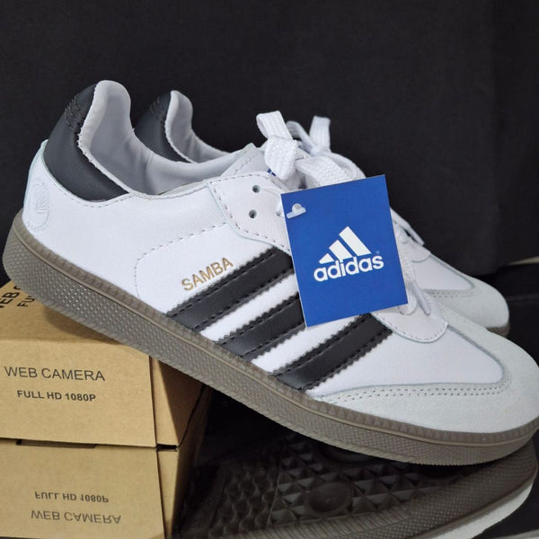 Zapatilla Unisex Adidas Samba Rayas Negras
