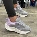 Zapatilla Deportivas Skechers Gris Lila