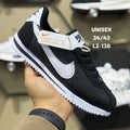 Zapatilla Nike Cortez Negro y Blanco Unisex