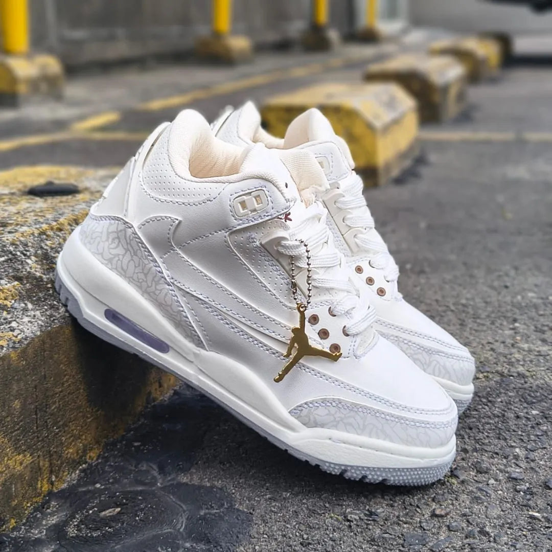 Zapatilla Jordan Retro 3 Travis Crema Urbana