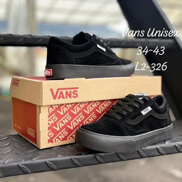 Zapatilla Unisex Vans Tabla Clasica Negra