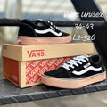 Zapatilla Unisex Vans Tabla Clasica Negra Suela Cafe