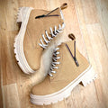 Botin Para Dama Cafe Camel
