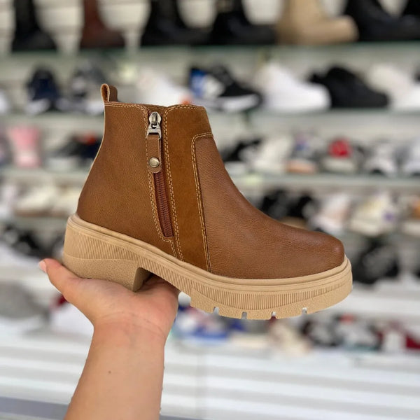 Botin Para Dama Cafe Miel