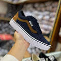 Zapatilla Unisex Vans Tabla Azul y Cafe