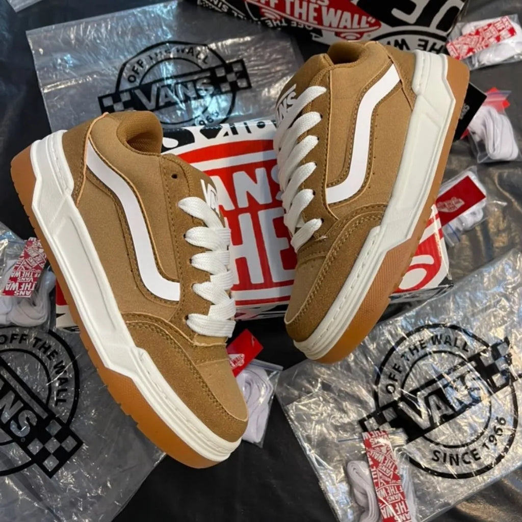 Tenis Vans Hylane Cafe Mostaza
