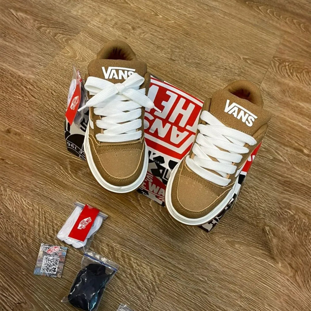 Tenis Vans Hylane Cafe Mostaza