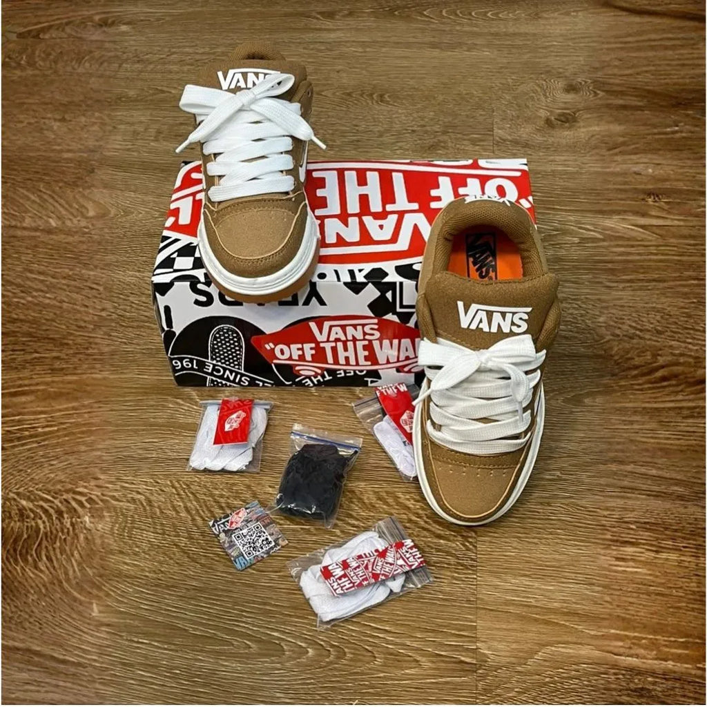 Tenis Vans Hylane Cafe Mostaza