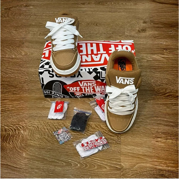 Tenis Vans Hylane Cafe Mostaza