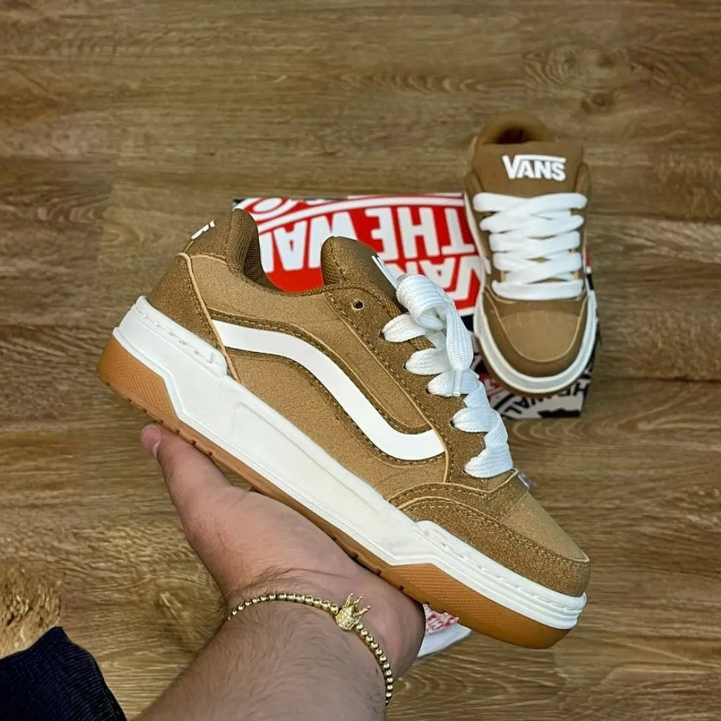 Tenis Vans Hylane Cafe Mostaza