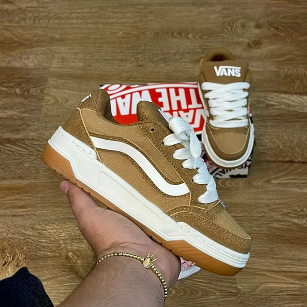 Tenis Vans Hylane Cafe Mostaza