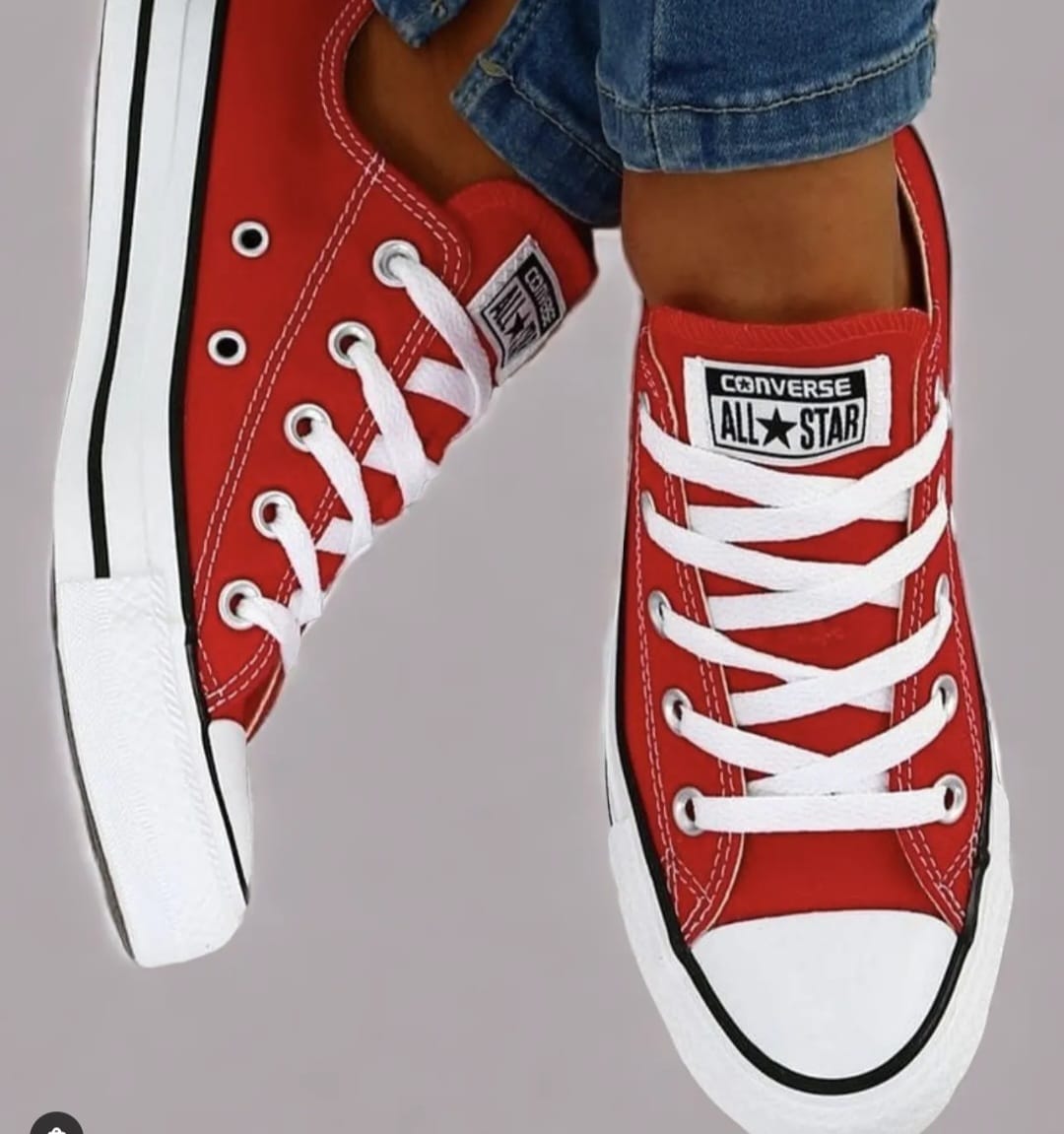 Zapatilla Unisex Converse Roja Clasica