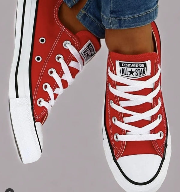 Zapatilla Unisex Converse Roja Clasica