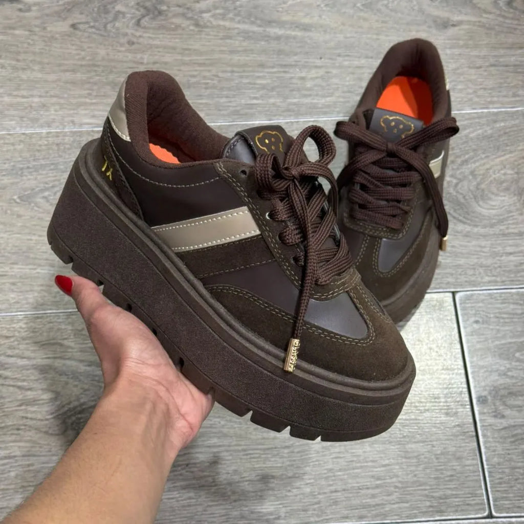 Zapatilla Plataforma TX Dama Cafe