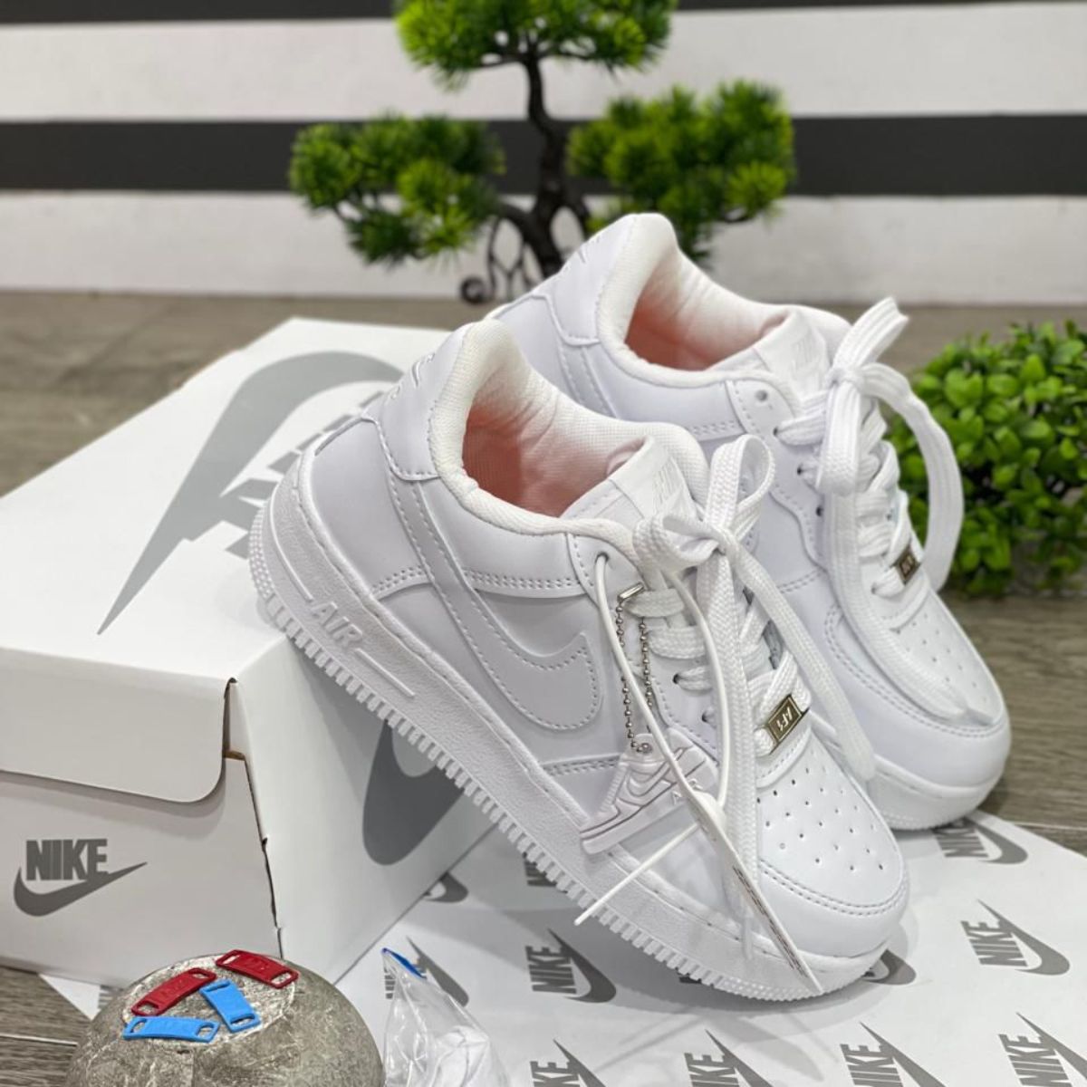 Tenis Unisex Nike Force One Blanco Total