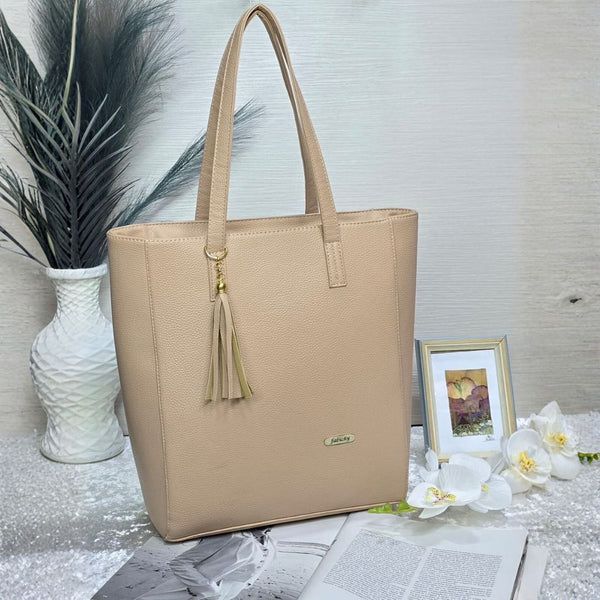 Bolso Fabichy Hueso Texturizado