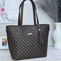 Bolso Elegante Texturizado Cafe LV