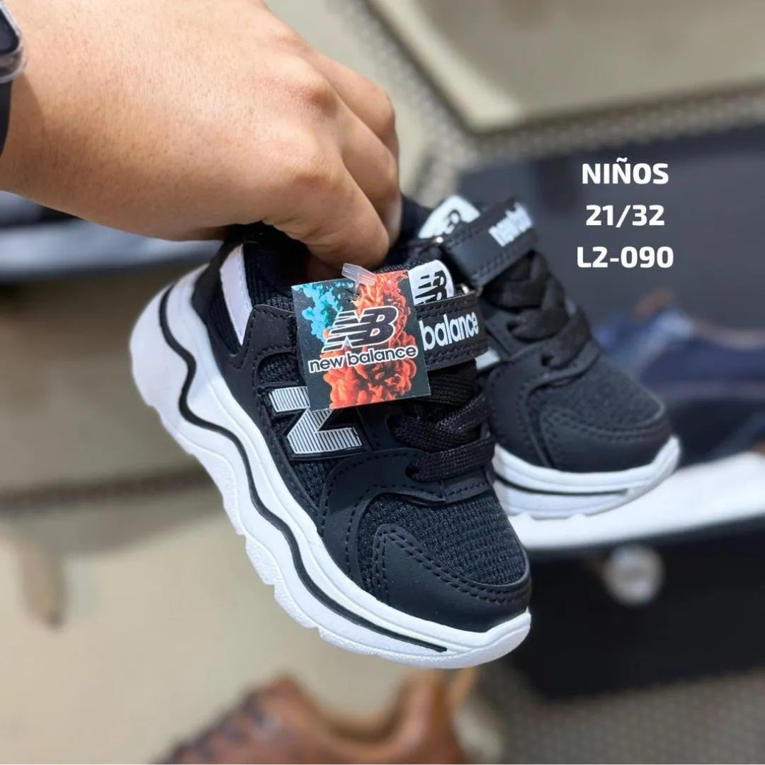 Tenis New Balance Negro Niñ@